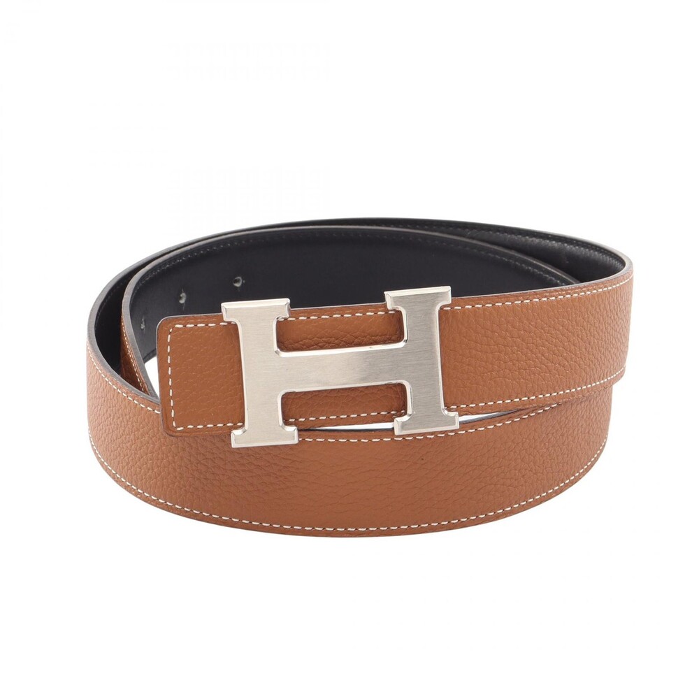 Hermes Constance H Reversible Belt Togo #292365H72B